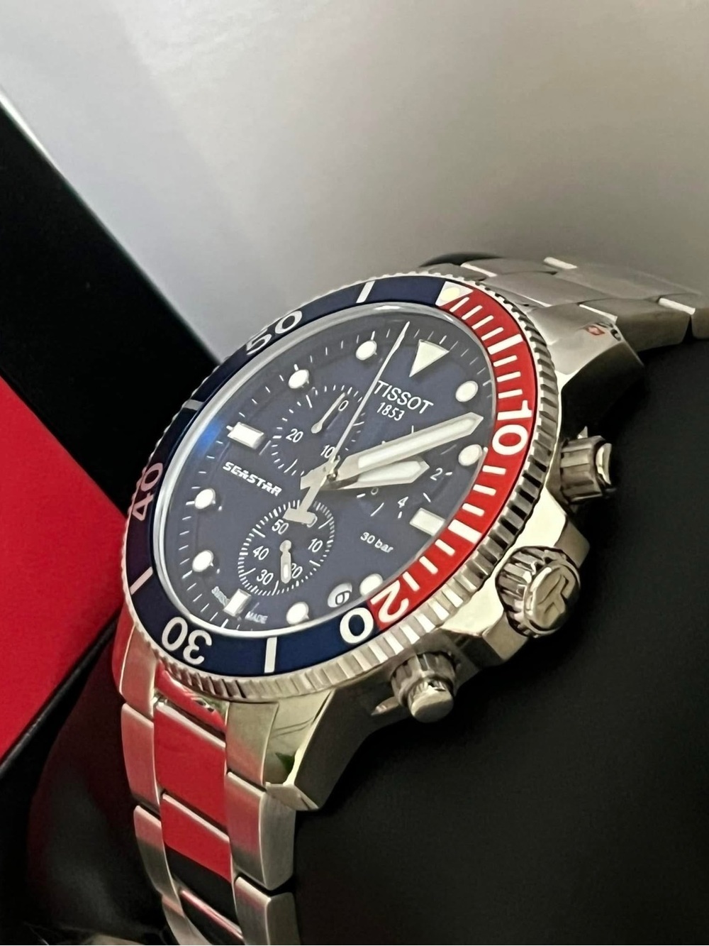T120.417.11.041.03 - Tissot Men’s Seastar 1000 Quartz Chronograph Watch - Picture 7 of 12